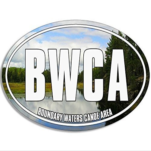LPF USA Oval BWCA Boundry Waters Canoe Trail Sticker (Minnesota Wilderness)