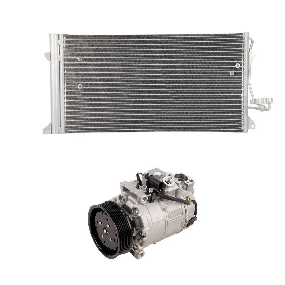 For Porsche Cayenne 2003 2004 2005 2006 AC Compressor w/A/C Condenser Drier - BuyAutoParts 60-86746R3 New