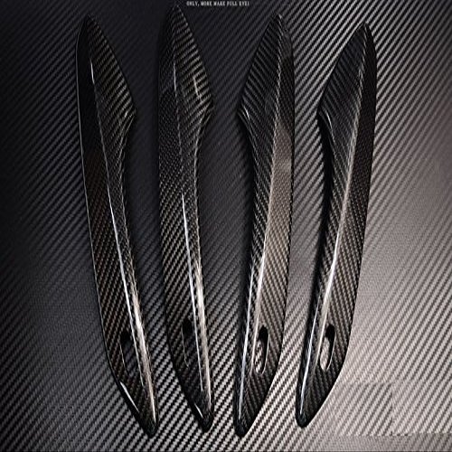 Eppar New Carbon Fiber Handle Covers 4PCS for Lexus RX RX350 RX450h 2016-2019 (Covers with auto Touch Lock)