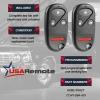 Key Fob Remote fits Honda Accord / Acura TL 1998 1999 2000 2001 2002 (KOBUTAH2T), Set of 2 view 3