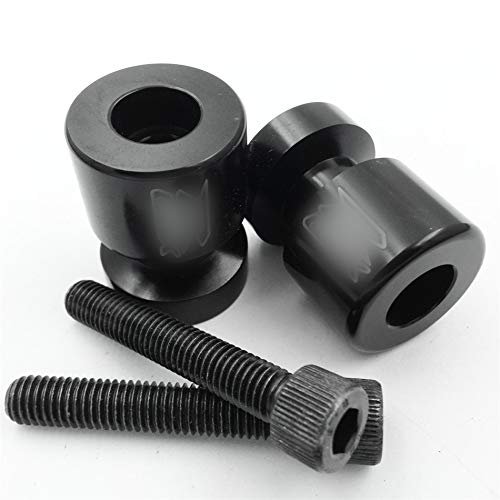 XKH- Black Swingarm Spools "GSXR" Engraved Logo 8mm Thread Compatible with Suzuki GSX-R 1000 2001-2012/ GSXR 600 1992-2011/ SV650S 1999-2009/ TL1000R 1998-2003 [B06Y433PY7]