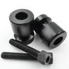 XKH- Black Swingarm Spools "GSXR" Engraved Logo 8mm Thread Compatible with Suzuki GSX-R 1000 2001-2012/ GSXR 600 1992-2011/ SV650S 1999-2009/ TL1000R 1998-2003 [B06Y433PY7] view 1