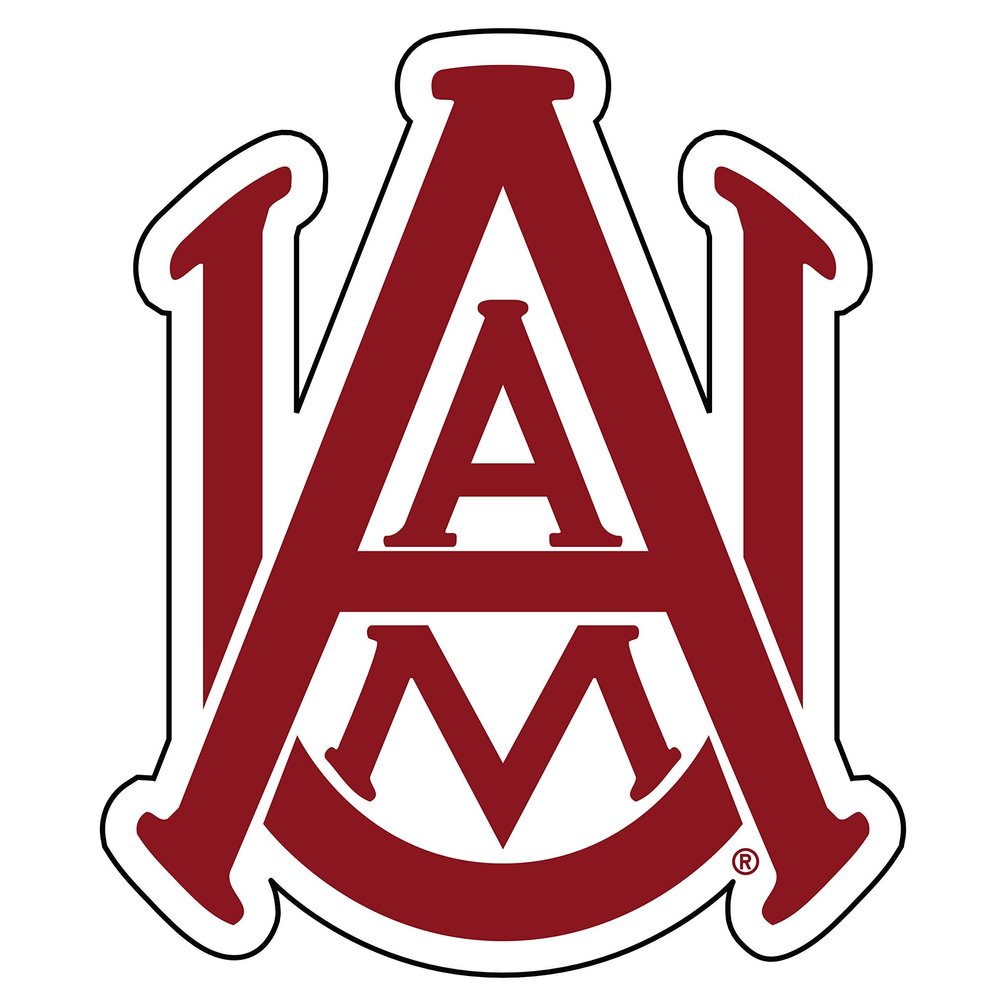Alabama A&M Decal (AAMU Decal (3",4",6"), 6 in)