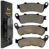 Caltric Front And Rear Brake Pads Compatible with Honda Vt1300Csa Sabre 1300 Abs 2010-2014 view 1