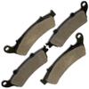 Caltric Front And Rear Brake Pads Compatible with Honda Vt1300Csa Sabre 1300 Abs 2010-2014 view 4
