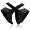 Acerbis Side Panels - Black 2449550001 view 1