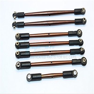GPM for Arrma Nero 6S BLX (AR106009, AR106011) & Fazon 6S BLX (AR106020) Upgrade Parts Spring Steel Tie Rods - 7Pcs Set