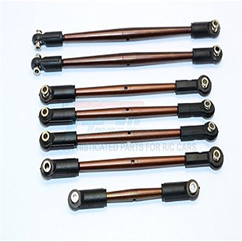 GPM for Arrma Nero 6S BLX (AR106009, AR106011) & Fazon 6S BLX (AR106020) Upgrade Parts Spring Steel Tie Rods - 7Pcs Set