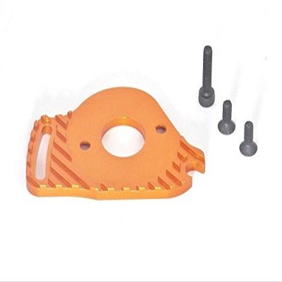 GPM for Traxxas Slash 4x4 Low-CG Version Upgrade Parts Aluminum Motor Heatsink Mount - 1Pc Set Orange