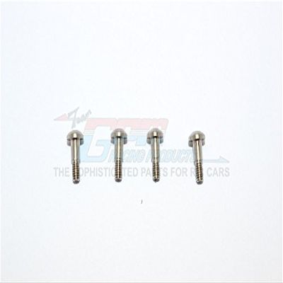 Axial Yeti Jr. Score Trophy Truck (AX90052) / Yeti Jr. Maverick (AXI90069) Upgrade Parts Stainless Steel Kingpins for Front C Hubs - 4Pcs Set Original Color