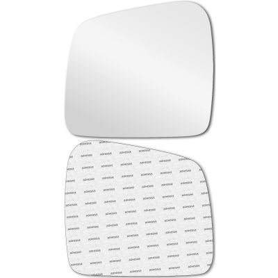 New Replacement Mirror Glass with Full Size Adhesive for 2011-2022 Jeep Grand Cherokee 2011-2023 Dodge Durango Driver Side View Left LH