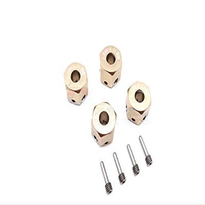 GPM Aluminum Universal Hex Adapter 12mmx11mm - 4Pcs Set Titanium