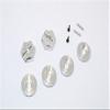 Aluminum Hex Adapter From 12mm Convert To 17mm With 8mm Thickness - 2Pcs Set Silver view 1