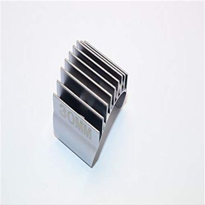 Aluminum Motor Heat Sink Mount 30mm for 1/10 540, 360 Motor - 1Pc Gray Silver