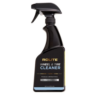 Rolite Wheel Tire Cleaner 16 Fl. Oz. Acid-free Brake Dust Remover Safe for Clear Coats All Finishes Road Grime