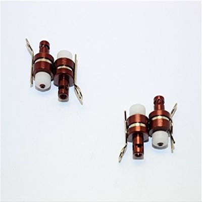 Axial Yeti Jr. SCORE Trophy Truck (AX90052) Upgrade Parts Aluminum Front & Rear Magnetic Body Mount - 4Pcs Set Brown