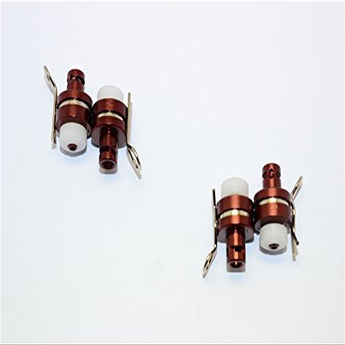 Axial Yeti Jr. SCORE Trophy Truck (AX90052) Upgrade Parts Aluminum Front & Rear Magnetic Body Mount - 4Pcs Set Brown