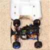 Axial Yeti Jr. SCORE Trophy Truck (AX90052) Upgrade Parts Aluminum Front & Rear Magnetic Body Mount - 4Pcs Set Brown view 3