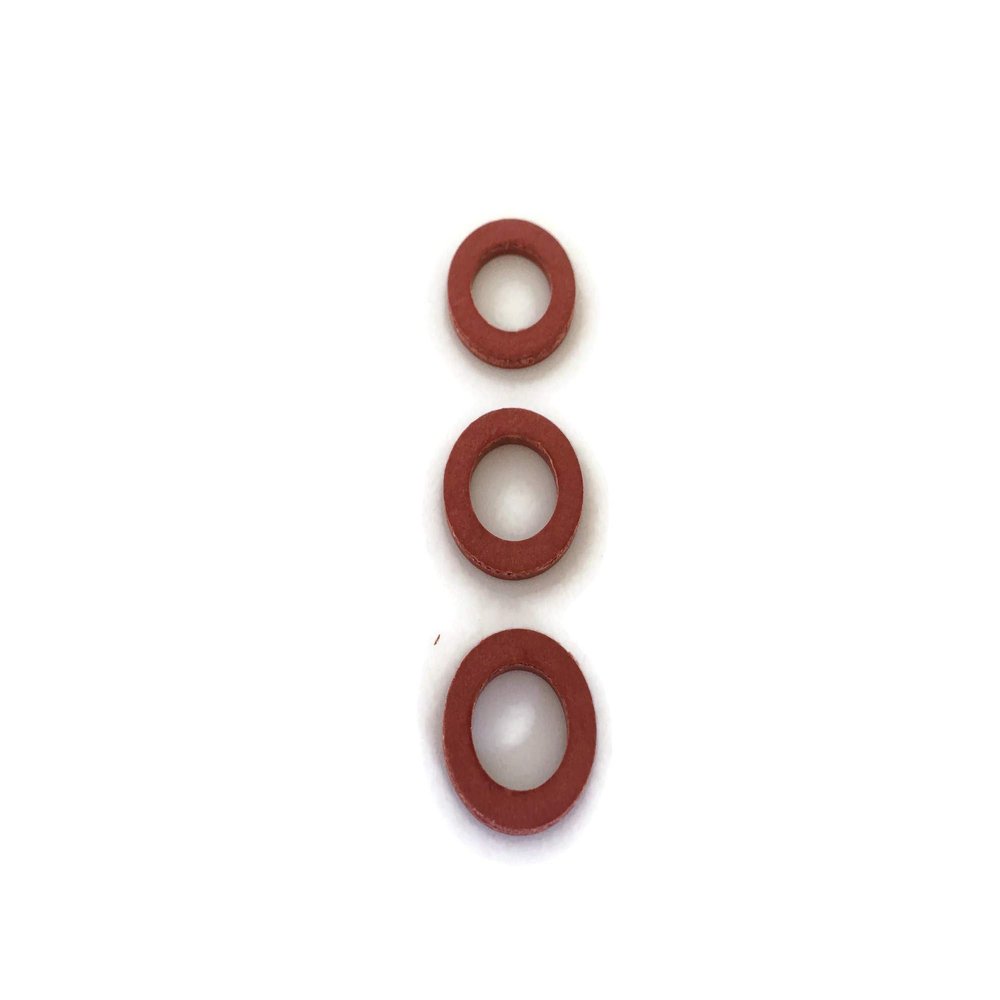 ITACO 3 pcs Boat Motor Fribe Washer Gasket 90430-08003 Seals Seal for Yamaha Parsun Hidea Outboard 2-350HP 2 or 4 Stroke Engine