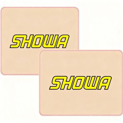 Dcor Visuals Upper Forks Decal Fork Guard Stickers Compatible with Showa (Yellow) Durable, Fade-Resistant Motorcycle Suspension Graphics