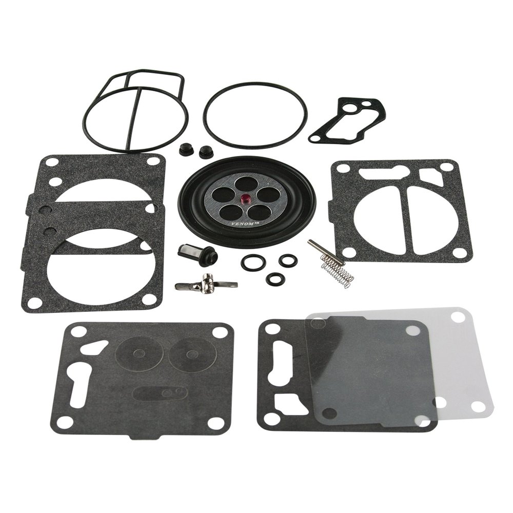 JetSki Plus Premium Venom Brand Rebuild Kit for Mikuni SBN Carburetors Compatible with Polaris/Fits MANY 1992-1997 SL SLT 650 750 780 SL650 SL750 SL780 SLT750 SLT780 SLX