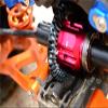 GPM For Traxxas X Maxx 4X4 Upgrade Parts Chrome Steel Front/Rear Gear (Use With GPM Spiral Gear #STXM1200F/G1 & STXM1200R/G1) - 1Pc Black view 3