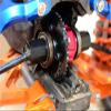 GPM For Traxxas X Maxx 4X4 Upgrade Parts Chrome Steel Front/Rear Gear (Use With GPM Spiral Gear #STXM1200F/G1 & STXM1200R/G1) - 1Pc Black view 4