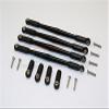 GPM For Traxxas E-Revo Brushless/Summit/Revo/Revo 3.3 Upgrade Parts Aluminum Front/Rear Anti-Clockwise Thread Link Rod? - 4Pcs Set Black view 1