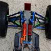 GPM For Traxxas E-Revo Brushless/Summit/Revo/Revo 3.3 Upgrade Parts Aluminum Front/Rear Anti-Clockwise Thread Link Rod? - 4Pcs Set Black view 2