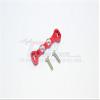 GPM For Kyosho Mini Inferno Upgrade Parts Aluminum Rear Upper Arm Bulk For Front Gear Box With Screws - 1Pc Set Red view 1
