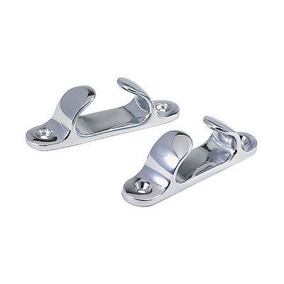 Perko 4" Straight Chock - Chrome Plated Zinc