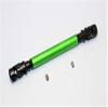 GPM For Tamiya CC01 Upgrade Parts Steel Adjustable Main Shaft With Aluminum Body (Short) - 1Pc Set Green view 1
