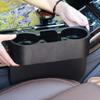 2PCS Black Seat Seam Wedge Car Drink Cup Holder Travel Drink Mount Stand Storage Size is 275 x 25mm, view 2
