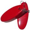 JQuad 2 Pack Jumbo Vinyl Coated RED Floating Keychain Key Floats -Made in The USA- (Red) view 3
