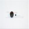 Steel#45 Motor Gear 17T - 1 Set Black view 2