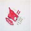 GPM For Kyosho Mini Inferno Upgrade Parts Aluminum Receiver Bottom Mount With Screws & Aluminum+Delrin Posts - 2Pcs Set Red view 1