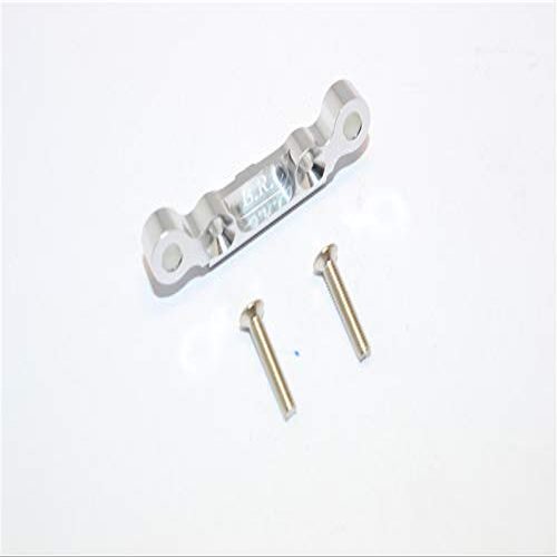 GPM For Kyosho Mini Inferno Upgrade Parts Aluminum Rear Arm Bulk (3 Deg) For Rear Gear Box With Screws - 1Pc Set Silver