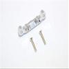 GPM For Kyosho Mini Inferno Upgrade Parts Aluminum Rear Arm Bulk (3 Deg) For Rear Gear Box With Screws - 1Pc Set Silver view 1