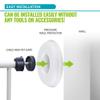 Little Partners Ez Fit Wall Protector 2-pack, White view 4