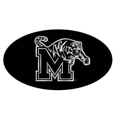 Memphis Hitch Cover (BLK/SIL M Tiger Hitch Cover (22126))