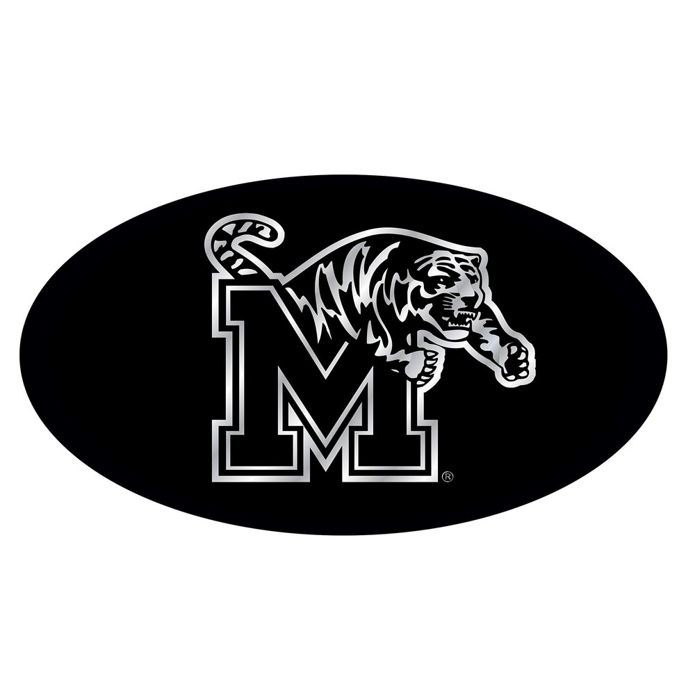 Memphis Hitch Cover (BLK/SIL M Tiger Hitch Cover (22126))