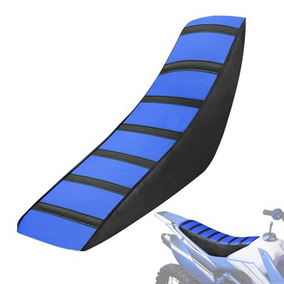 JFG RACING Dirt Bike Seat Cover,Universal Soft Rubber Cushion Covers for E Dirt Pit Bike Ebike Motocross Motorcycle Enduro YZ PW TTR 50 80 125 230 250 250 450-Blue