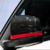 Eppar New Carbon Fiber Mirror Cover 2PCS for Mercedes Benz A-Class W176 2012-2017 A160 A180 A200 A220 A250 A45 (Replacement Red Line 2PCS) view 3