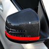 Eppar New Carbon Fiber Mirror Cover 2PCS for Mercedes Benz A-Class W176 2012-2017 A160 A180 A200 A220 A250 A45 (Replacement Red Line 2PCS) view 4