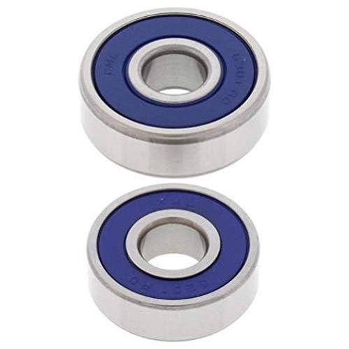 BossBearing Front Wheel Bearings Kit for Kawasaki KX80 1986 1987 1988 1989 1990 1991 1992 1993