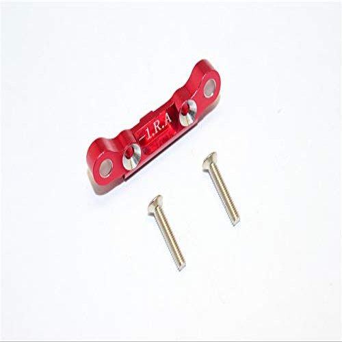 GPM For Kyosho Mini Inferno Upgrade Parts Aluminum Rear Arm Bulk (1 Deg) For Rear Gear Box With Screws - 1Pc Set Red