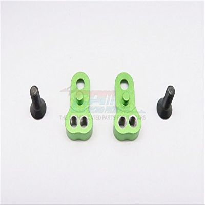 GPM For Tamiya MF01X Upgrade Parts Aluminum Front Knuckle Steering Mount - 1Pr Set Green