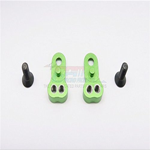 GPM For Tamiya MF01X Upgrade Parts Aluminum Front Knuckle Steering Mount - 1Pr Set Green
