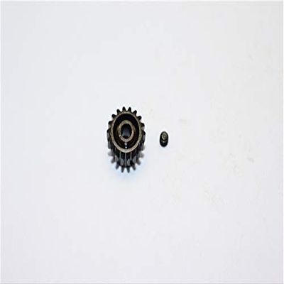 Steel#45 Motor Gear 18T - 1 Set Black