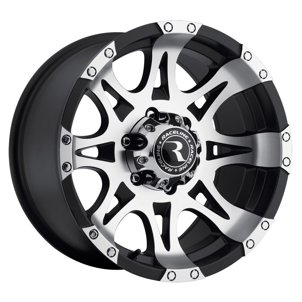 Raceline 982 Raptor Black Machine 16x8 8x170 0 P/N: 982-68081